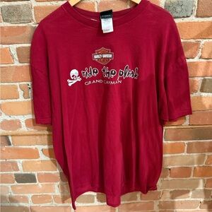 Harley-Davidson Red Graphic T-Shirt